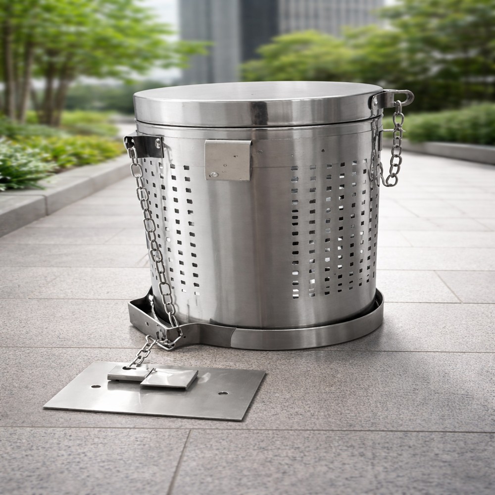 Stainless steel Indian Railways Dustbins