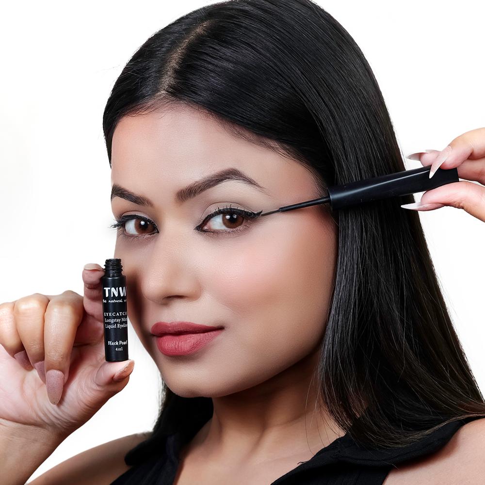 Eyecatchy Longstay Matte Liquid Eyeliner 4ml- BLACK PEARL