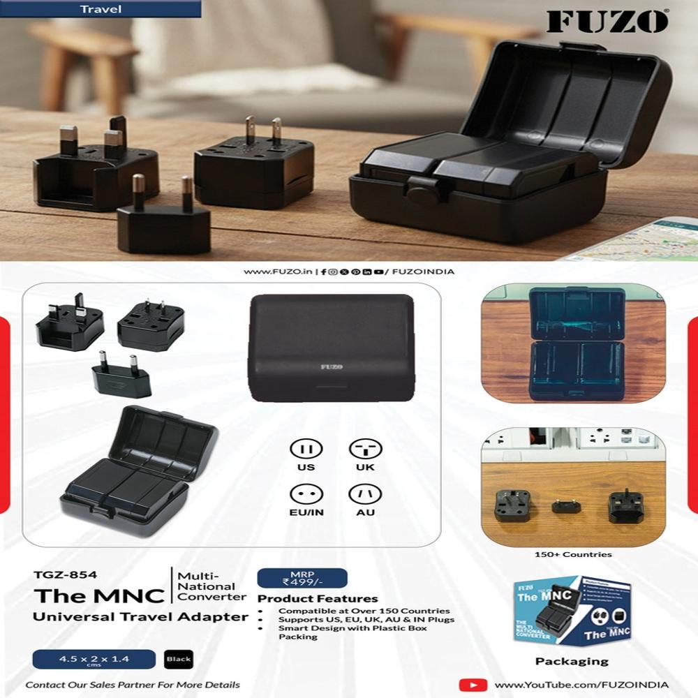 Universal Travel Adapter with Storage Case