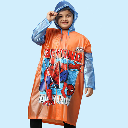 WB205S Spiderman Mini Raincoat