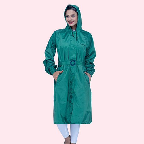 WL09 Ladies Coated Fab Knee Length Raincoat