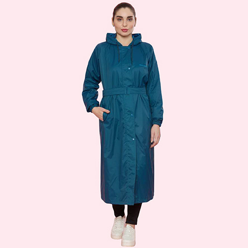 Zeel Ladies Knee Length Raincoat