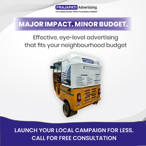 Auto Rickshaw Advertising Service