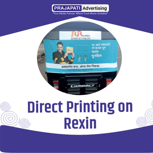 Direct High Quality Printing On Rexin