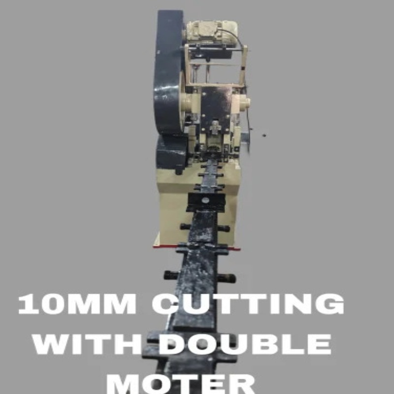 10Mm Wire Straightening Cutting Machine - Color: White And Blue