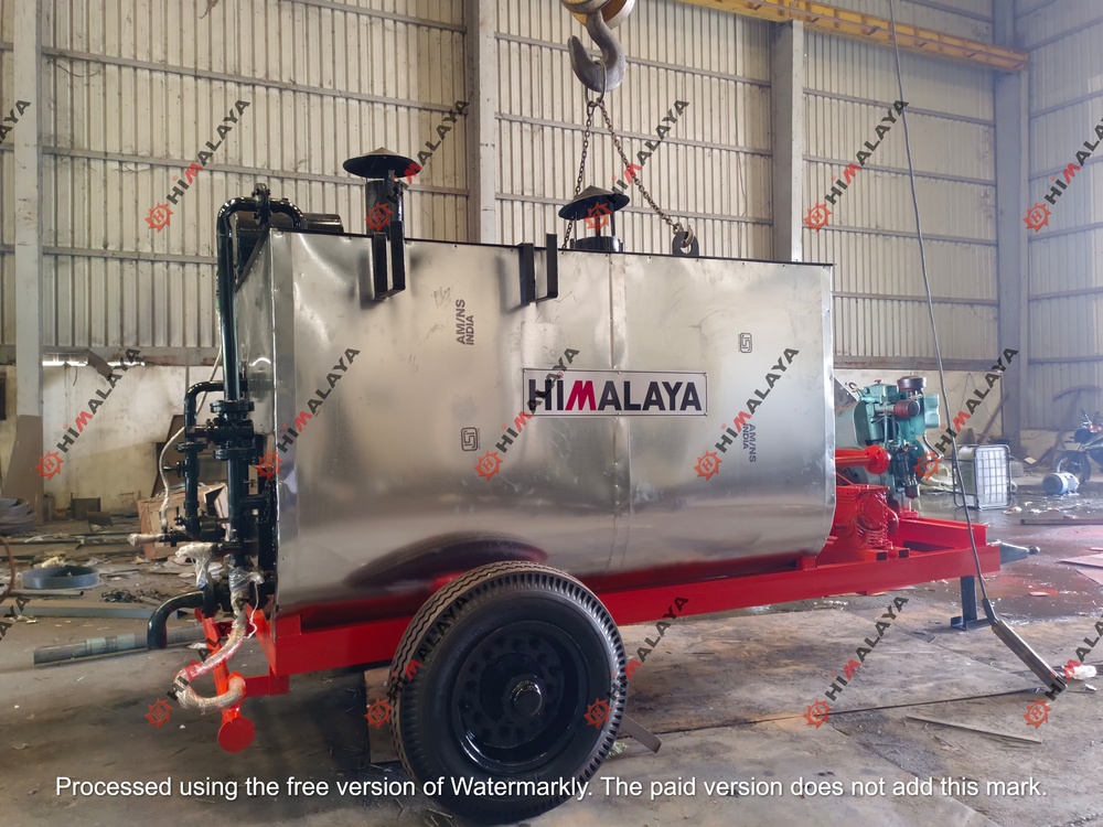 Bitumen Trolley Sprayer - Air Pressure: Hand Pump Pressure System Kgf/cm2