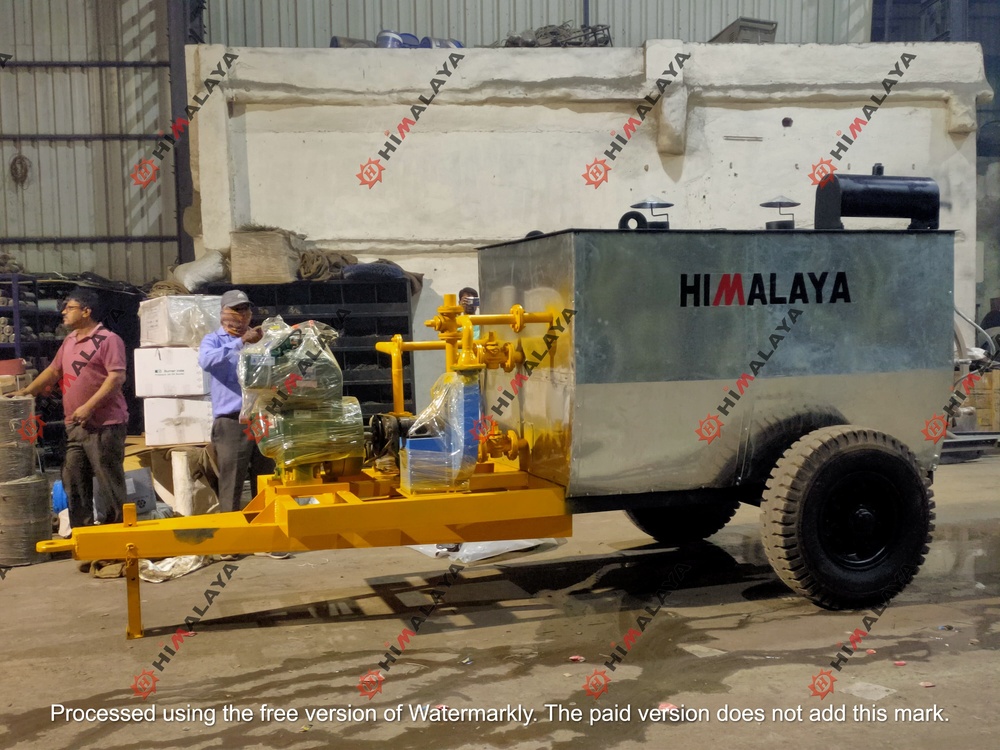 Bitumen Trolley Sprayer - Air Pressure: Hand Pump Pressure System Kgf/cm2