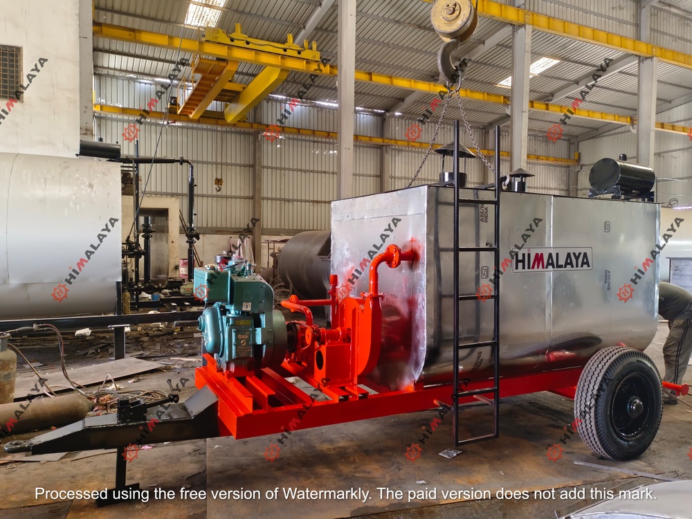 Bitumen Trolley Sprayer - Air Pressure: Hand Pump Pressure System Kgf/cm2