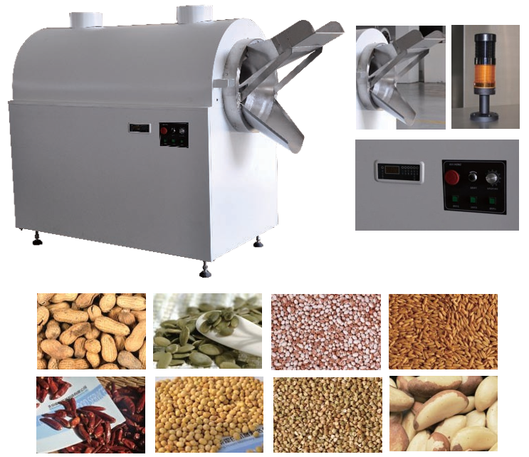 Electric Induction Batch Roaster - Capacity: 200-600 Kg/hr