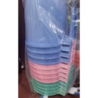 Plastic Water Jug - Color: Transparent With Colored Lid (blue/green/pink Options)