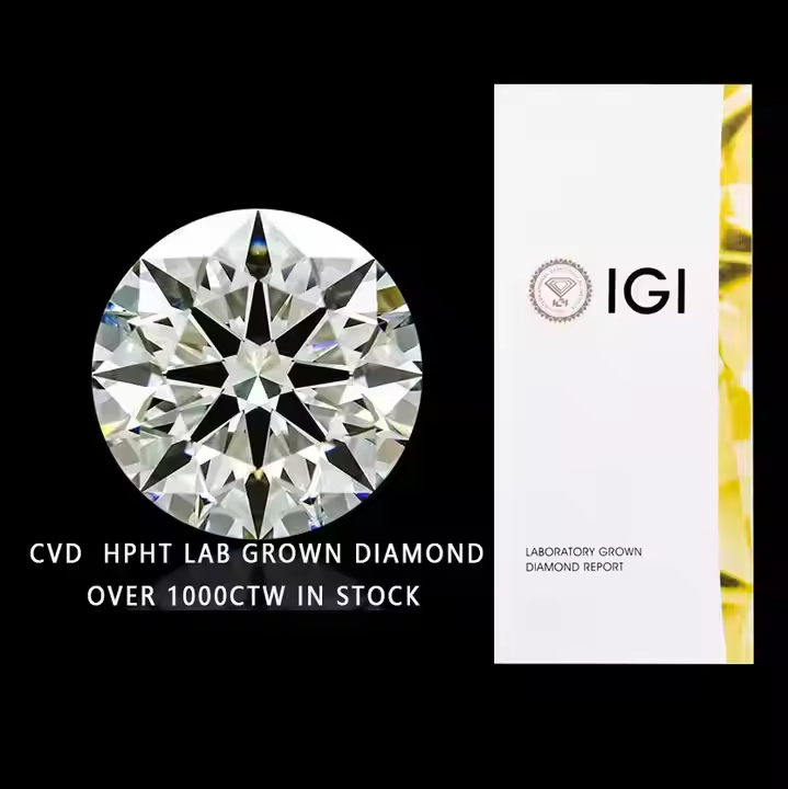 2.05ct VVS Lab Grown Diamant D Color HiphopStar Jewels Manufactured Loose Diamond Cut CVD HPHT IGI Certified Lab Grown Diamonds