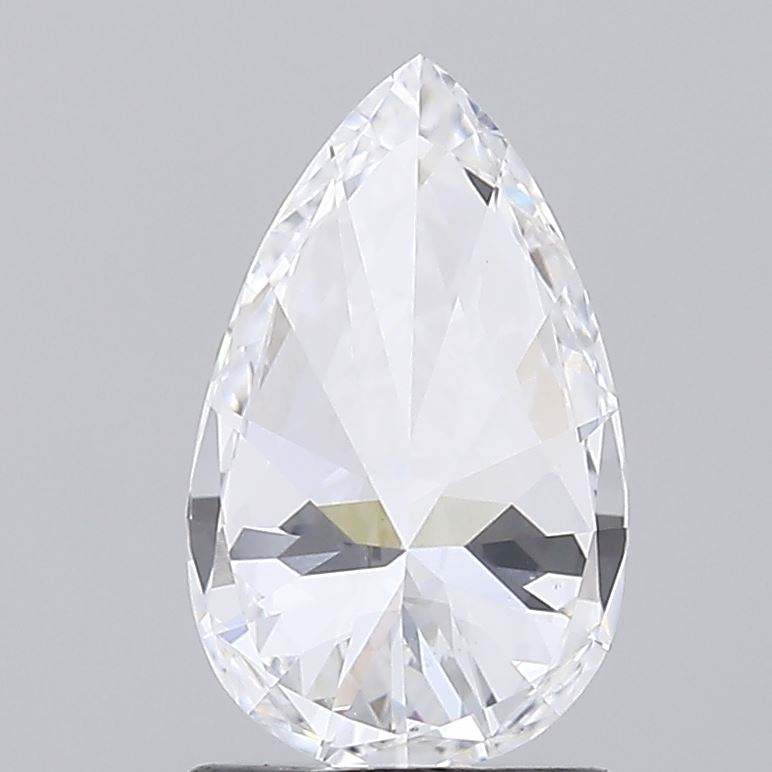 2.20 ct Pear Cut Lab-grown Diamond IGI Certified D Color VVS Clarity Lab-Stone