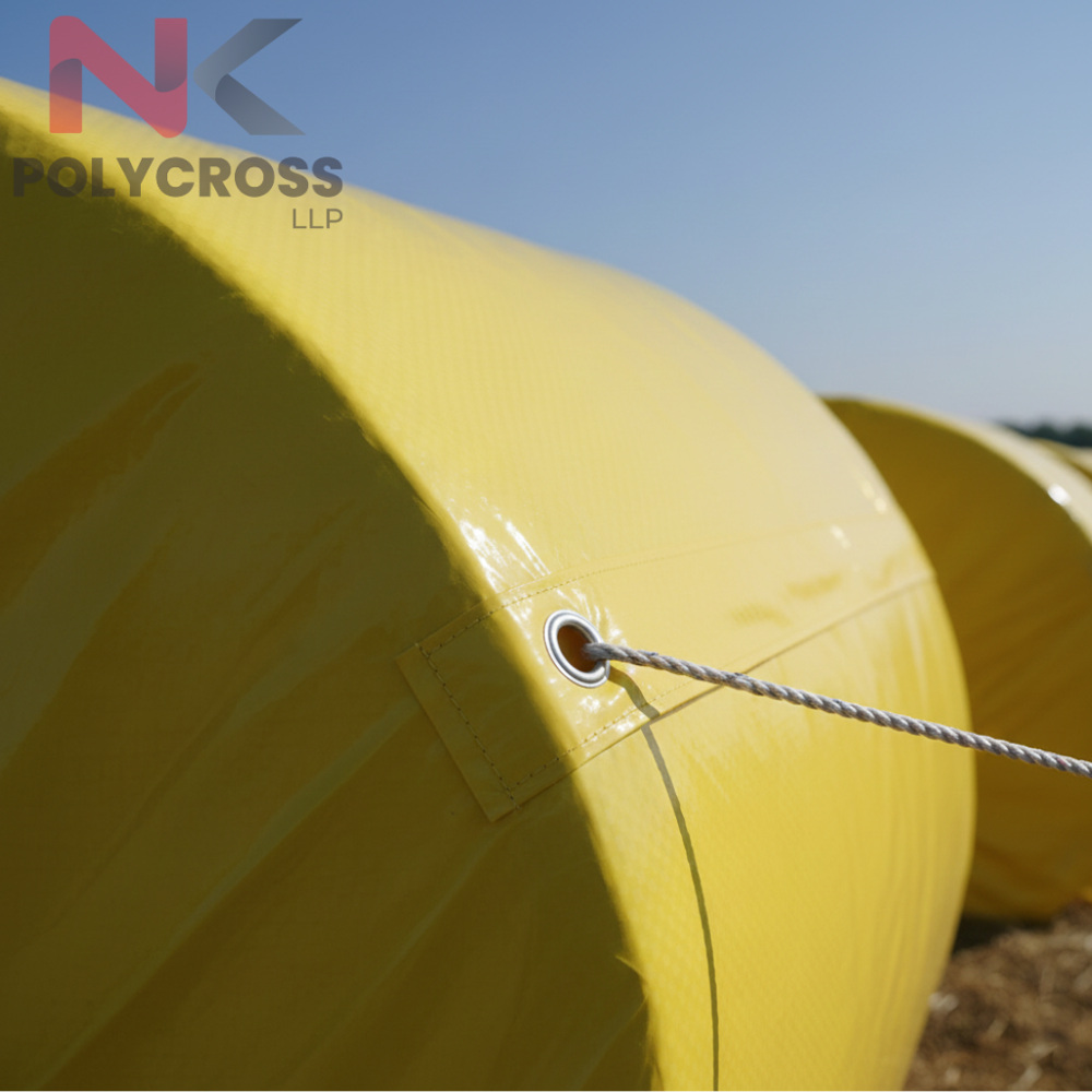 Hay Bale Cover - Color: Blue