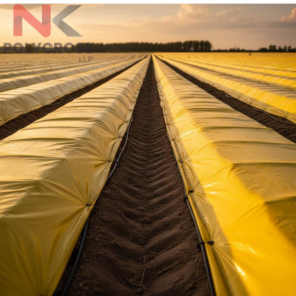 Drip Irrigation Field Cover - Color: Blue