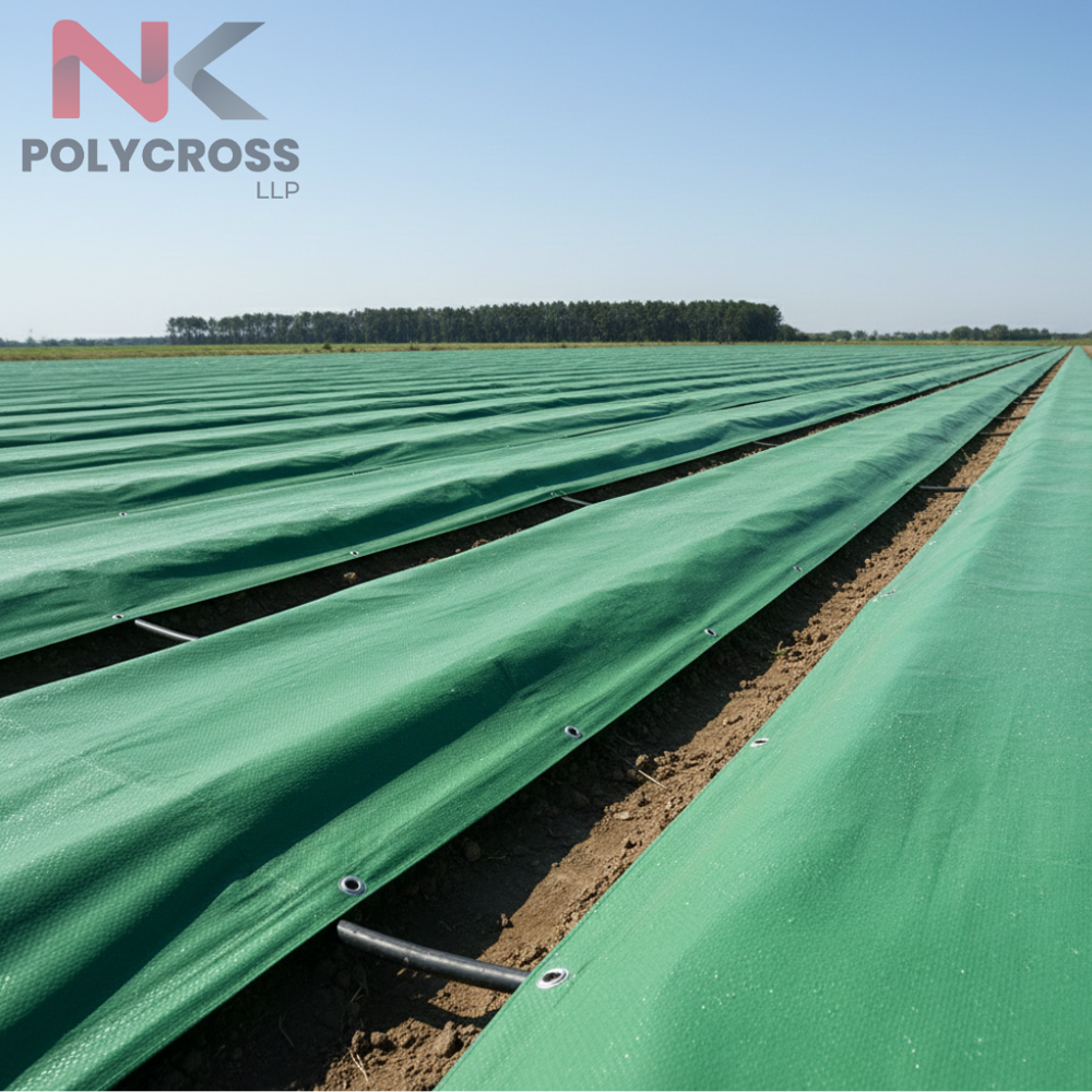 Drip Irrigation Field Cover - Color: Blue
