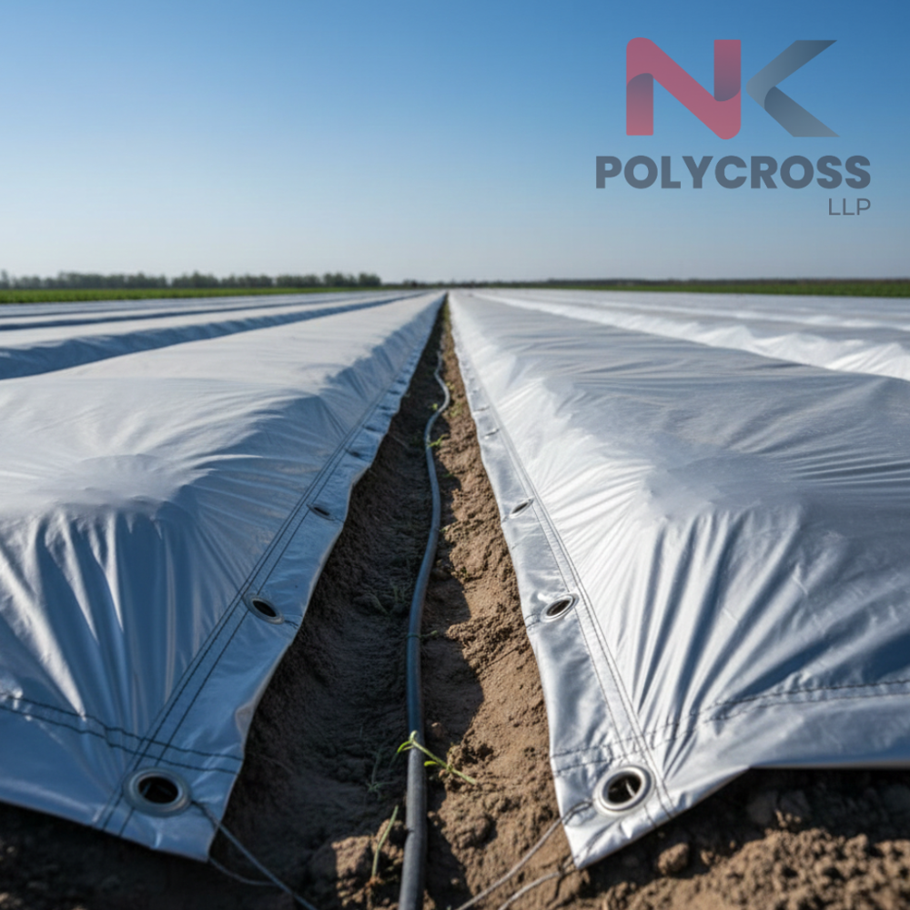 Drip Irrigation Field Cover - Color: Blue