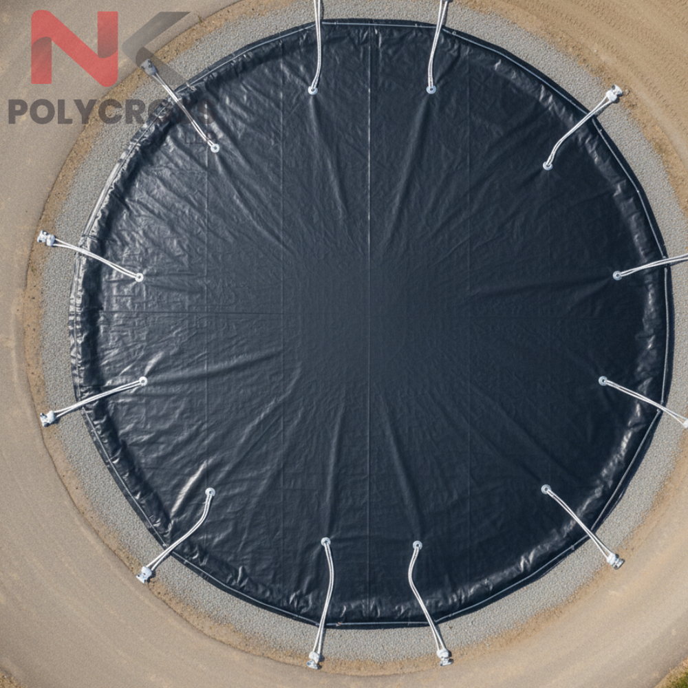 Manure Pit Cover - Color: Blue