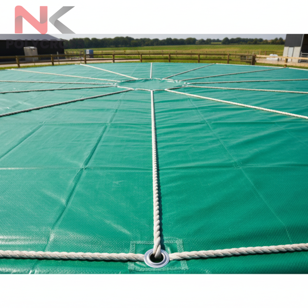 Manure Pit Cover - Color: Blue