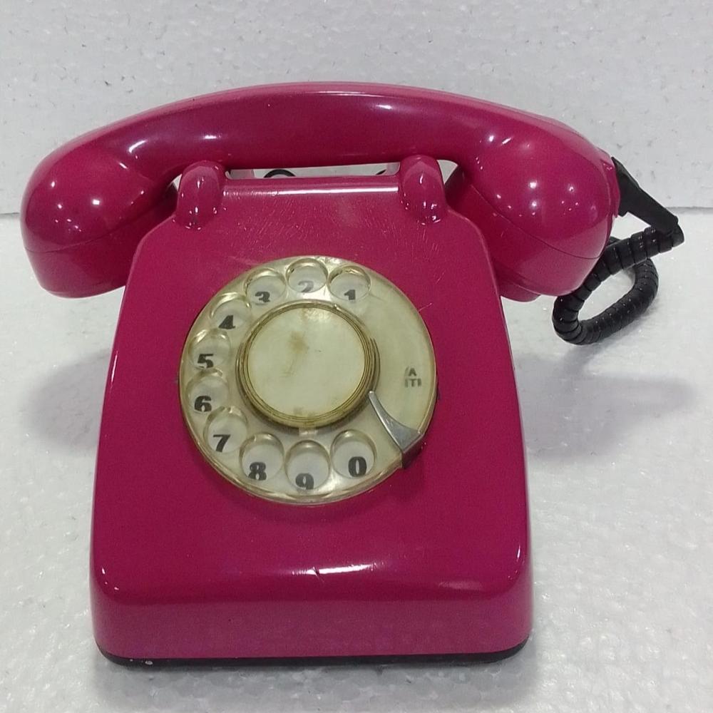 Blue Bakelite Rotary Dial Telephone