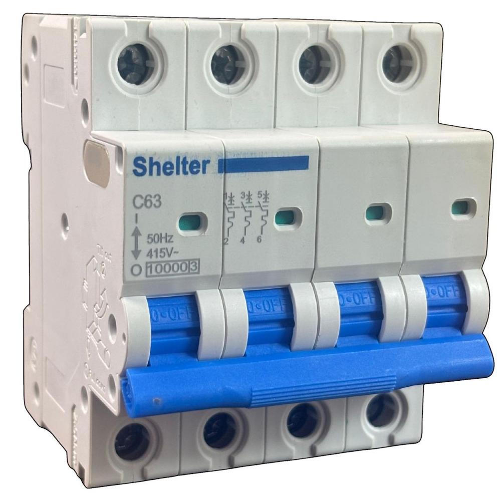 Shelter FP 63A AC MCB