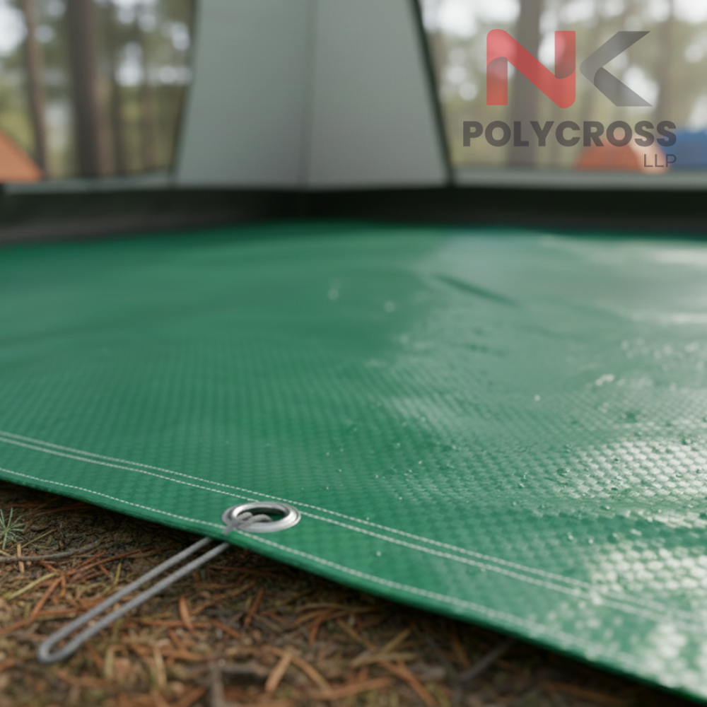 Tent Ground Floor Sheet - Color: Blue