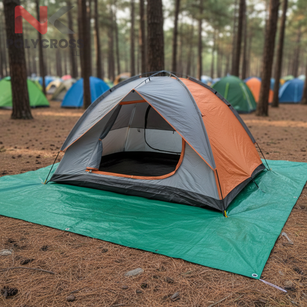 Camping Ground Sheet - Color: Blue