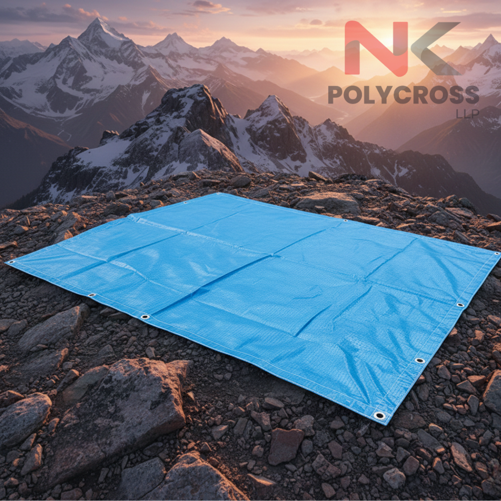 Camping Ground Sheet - Color: Blue
