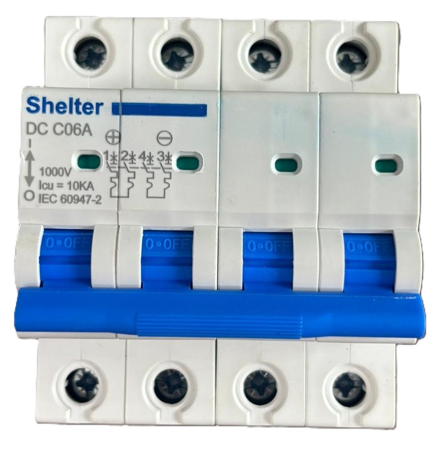 Shelter FP 06A 1000v MCB