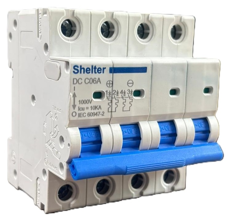 Shelter FP 06A 1000v MCB