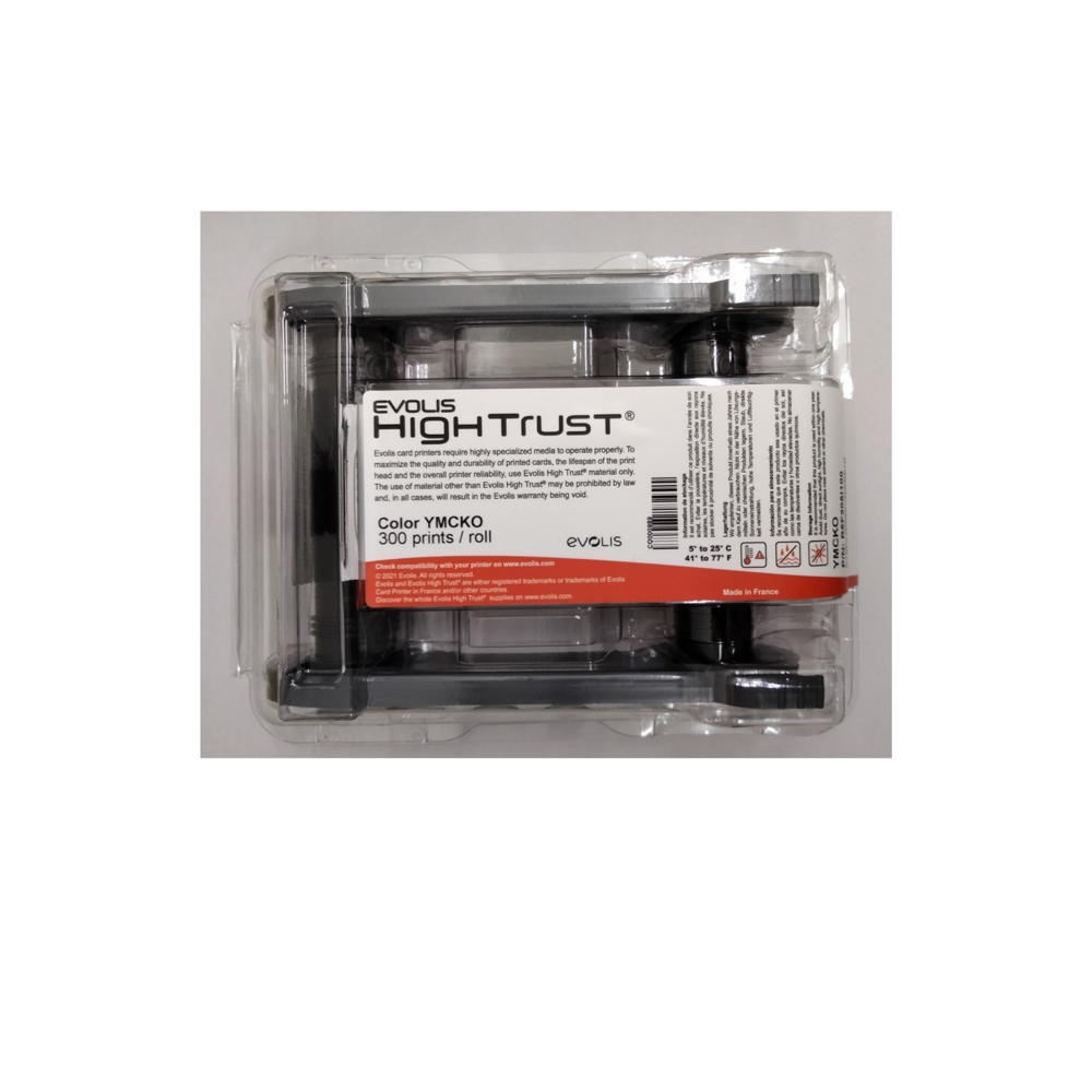 Evolis Primacy 2 Full Panel Ymcko 300 Ribbon - Automatic Grade: Automatic