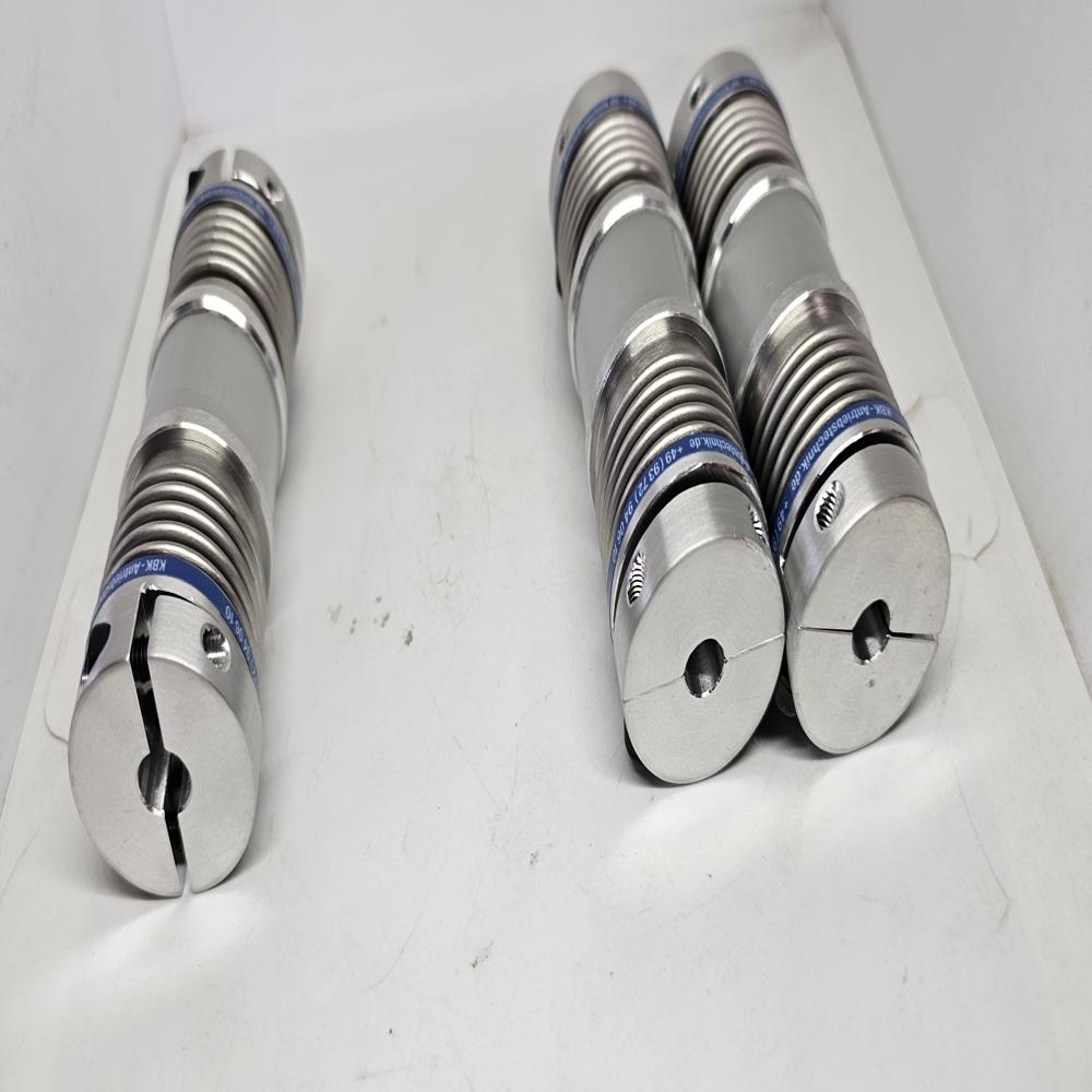 LINE SHAFT WITH METAL BELLOW COUPLINGS