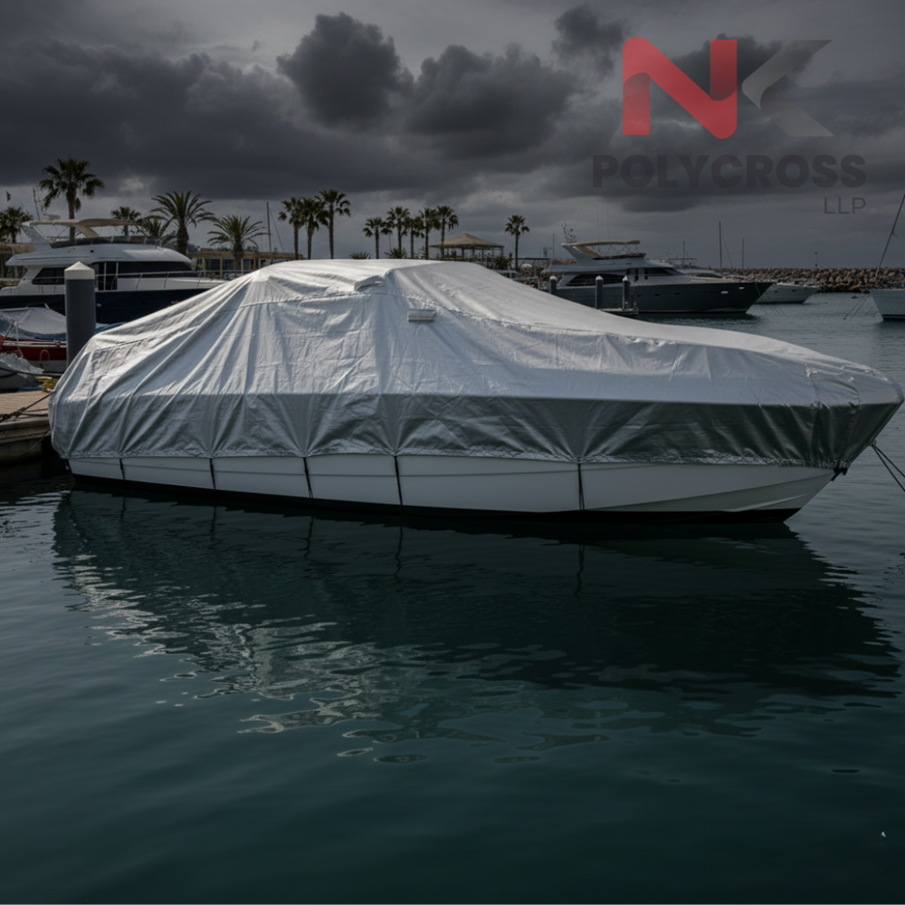 Boat Cover - Application: Daily Outdoor Parking Apartment & Society Parking Showroom Vehicle Protection Long-term Scooter Storage Open Parking Areas