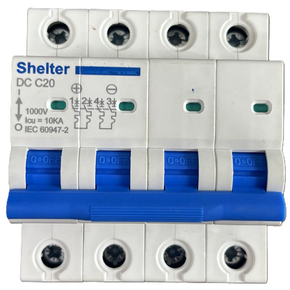 Shelter FP 20A 1000v MCB