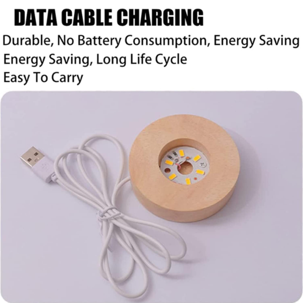 crystal night ball lamp