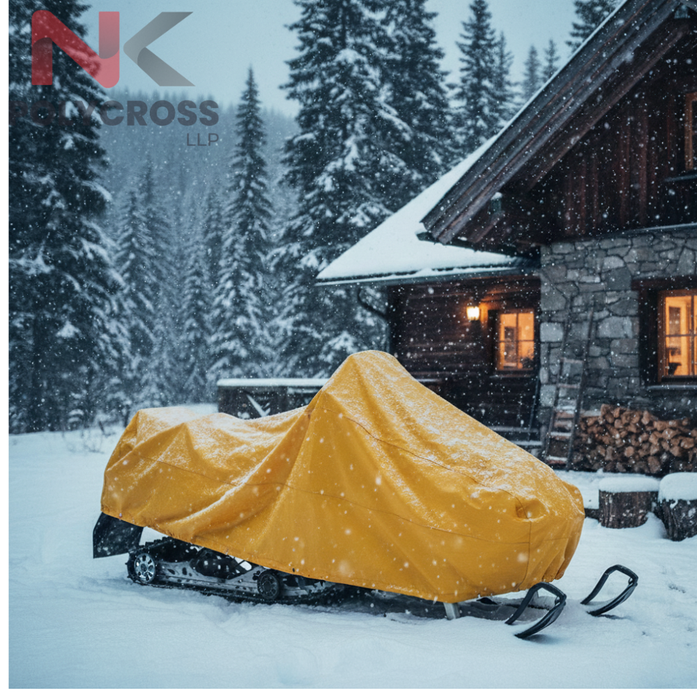 Snowmobile Cover - Application: Outdoor Storage Protection (Snow