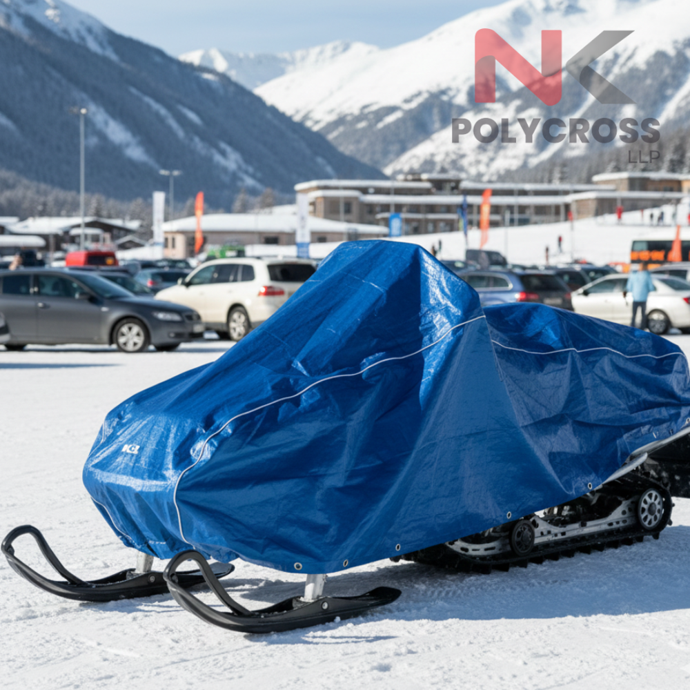 Snowmobile Cover - Application: Outdoor Storage Protection (Snow