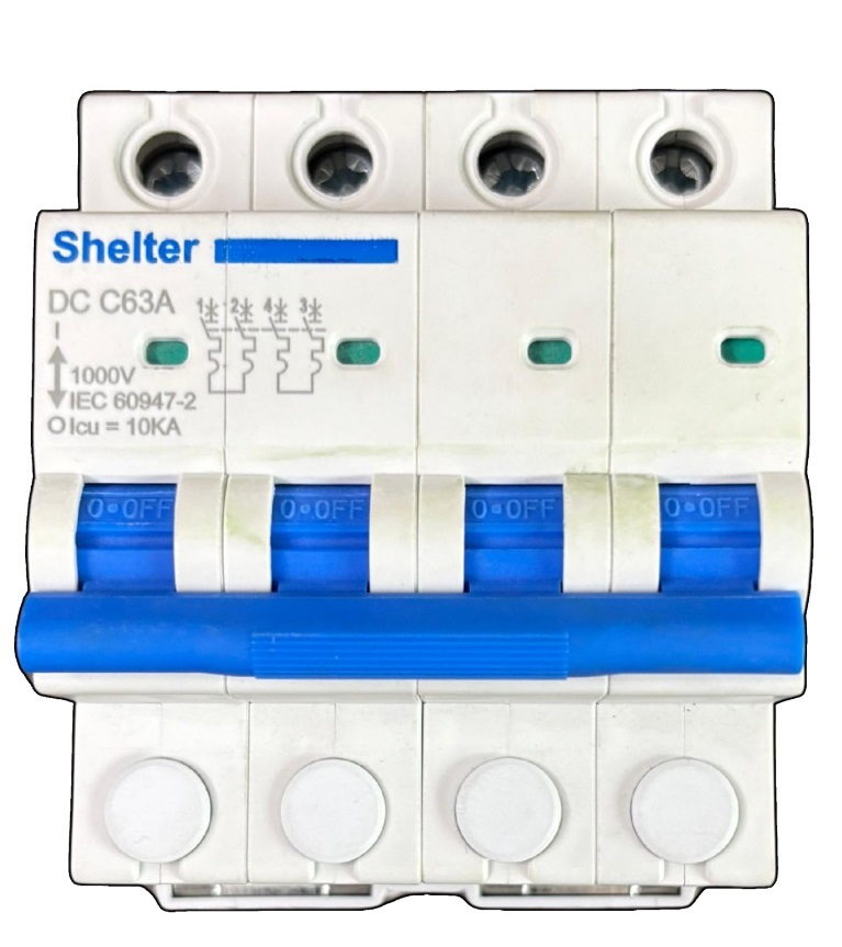 Shelter FP 63A 1000v MCB