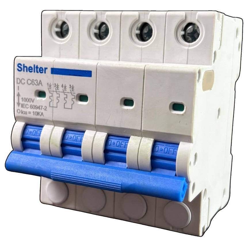 Shelter FP 63A 1000v MCB