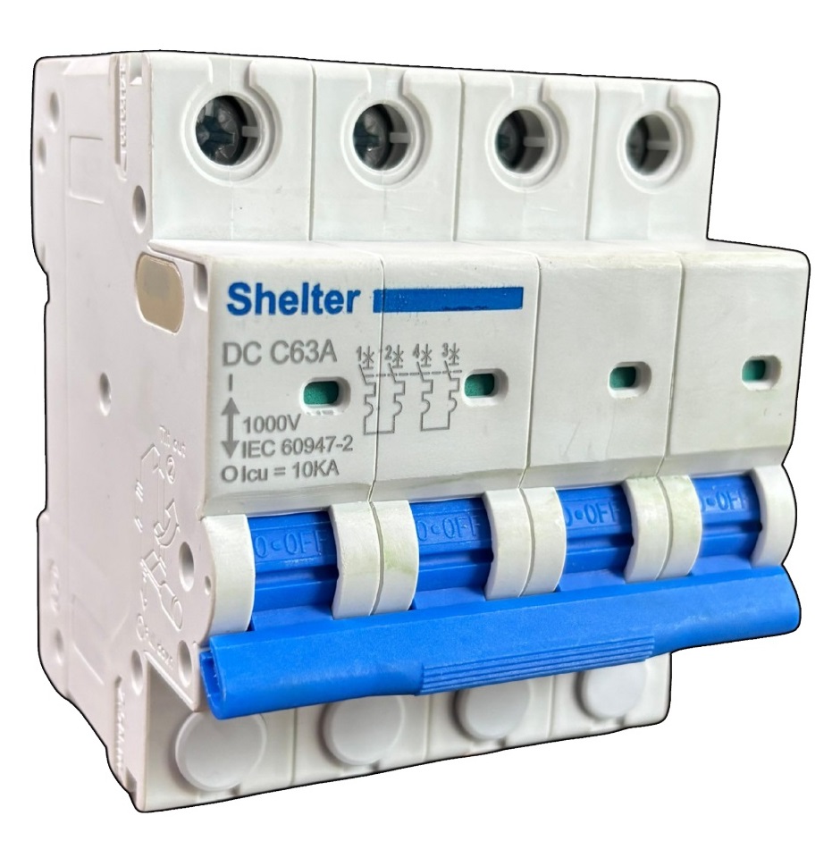 Shelter FP 63A 1000v MCB