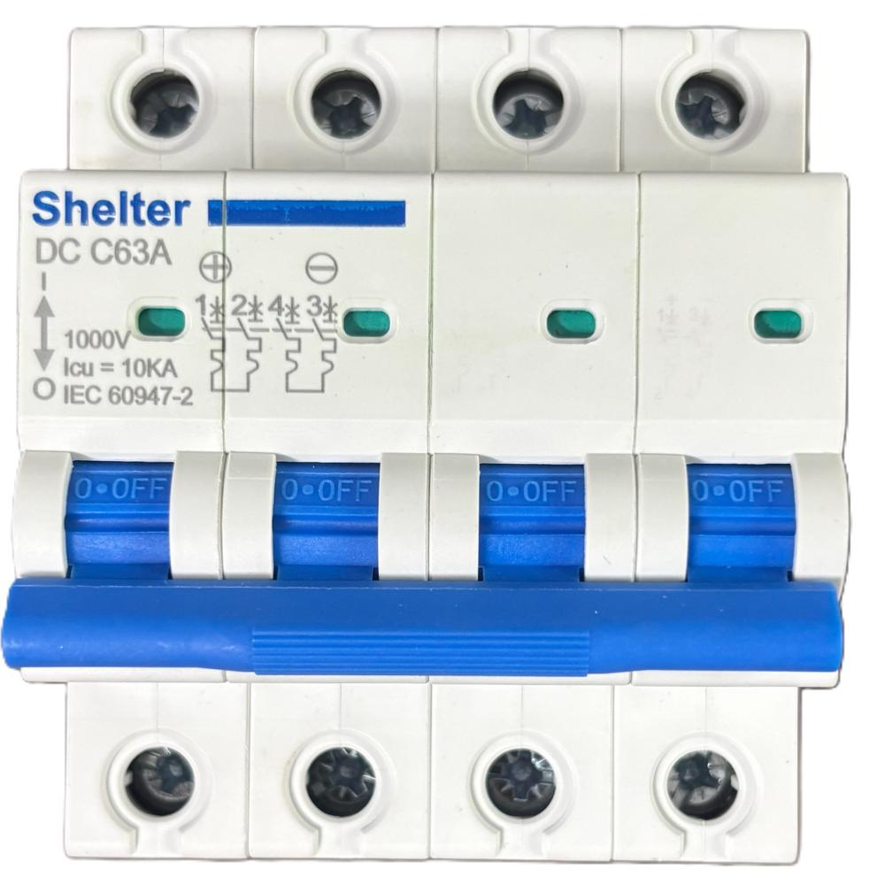 Shelter FP 63A 1000v MCB
