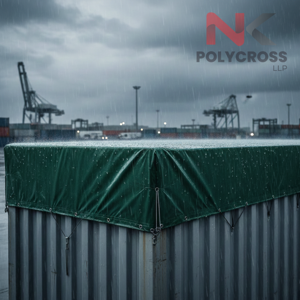 Container Roof Cover - Color: Blue