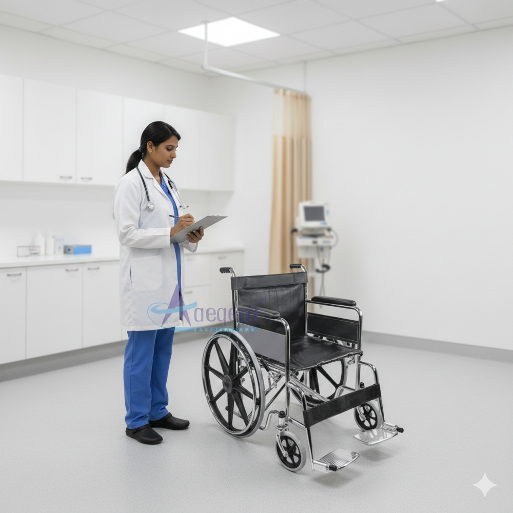 Heavy Duty Foldable Wheelchair