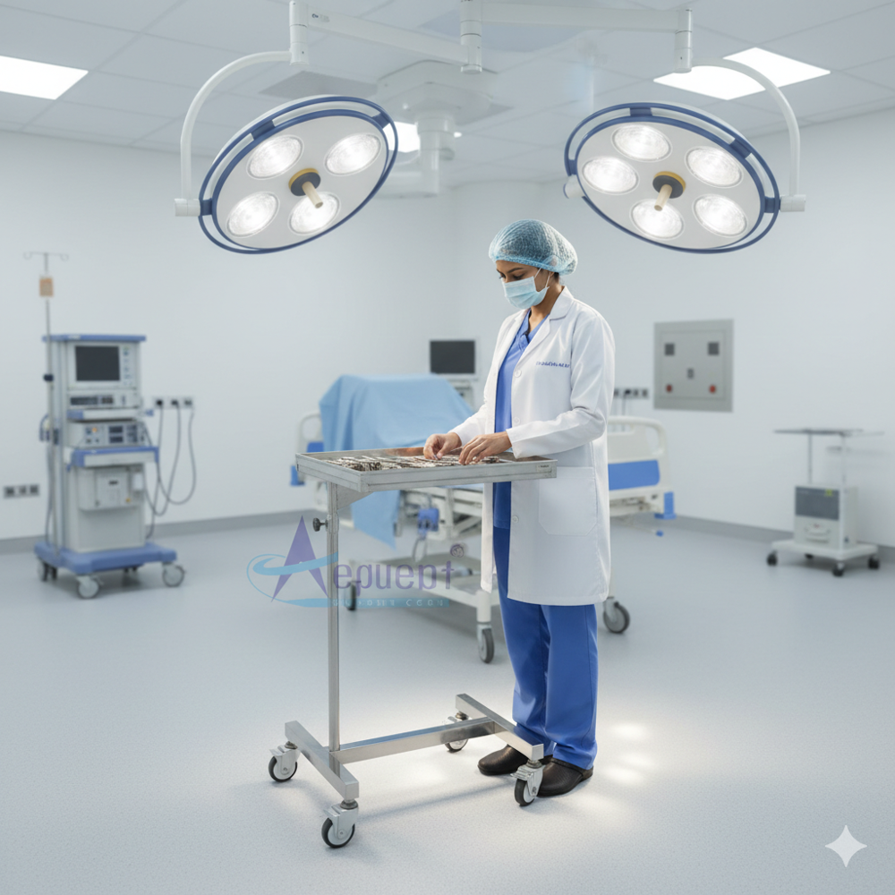 Stainless Steel Mayo Trolley