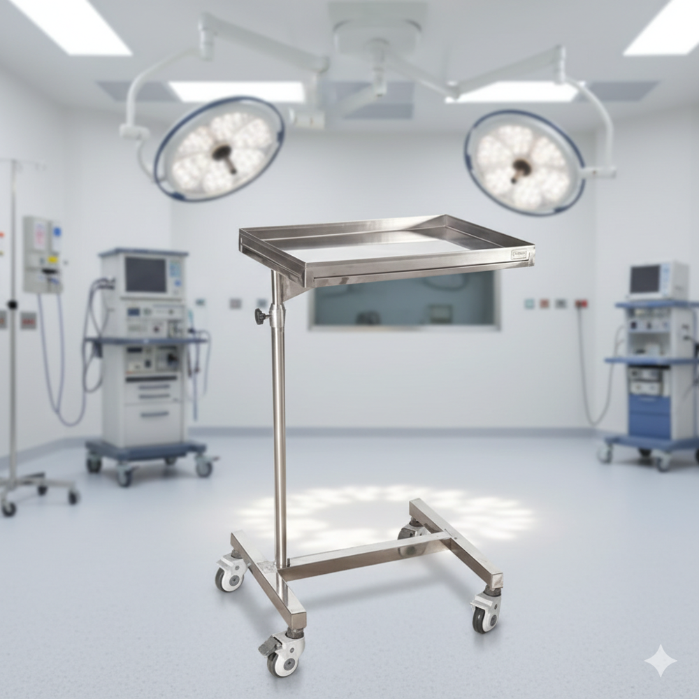 Stainless Steel Mayo Trolley