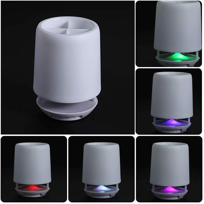 Pen Holder Bluetooth Speaker with LED Mood Lighting