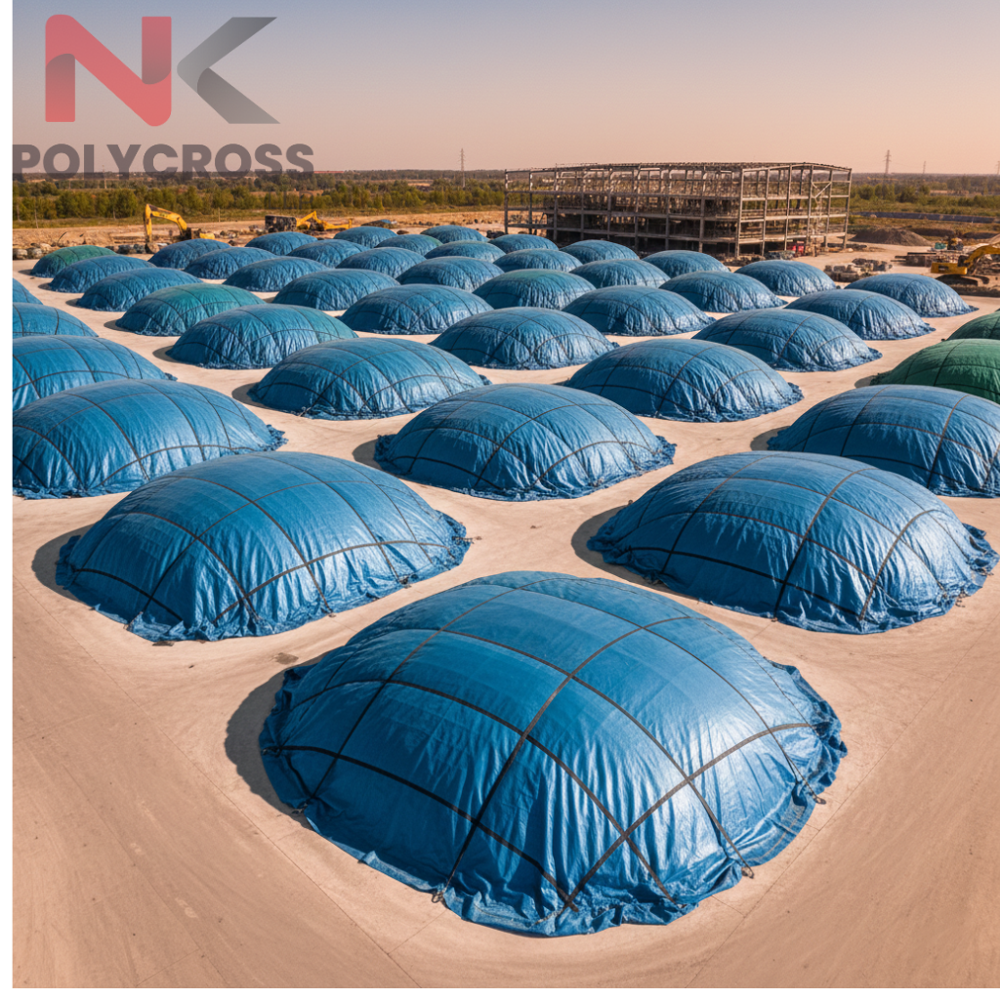 Construction Scaffolding Cover - Color: Blue