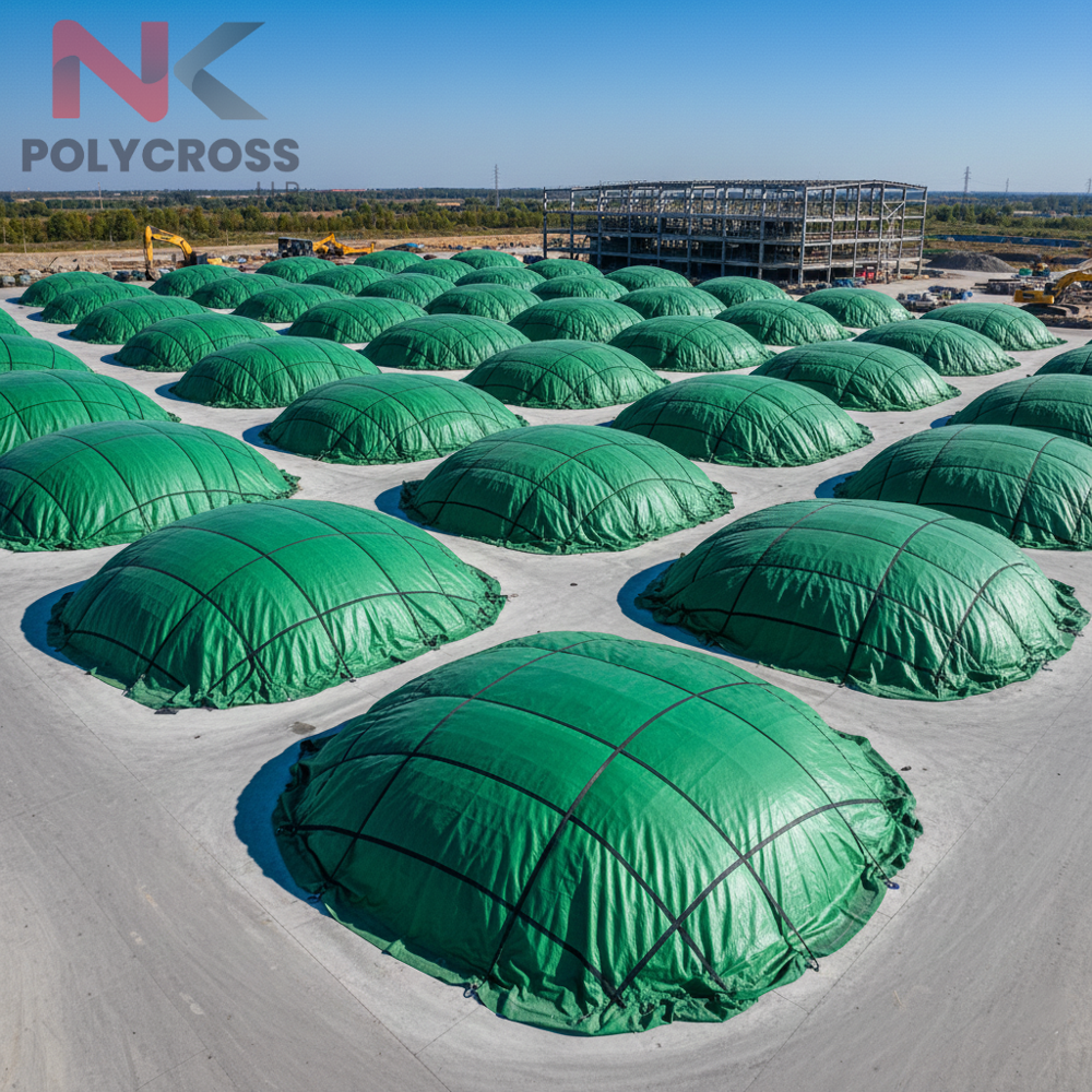 Construction Scaffolding Cover - Color: Blue
