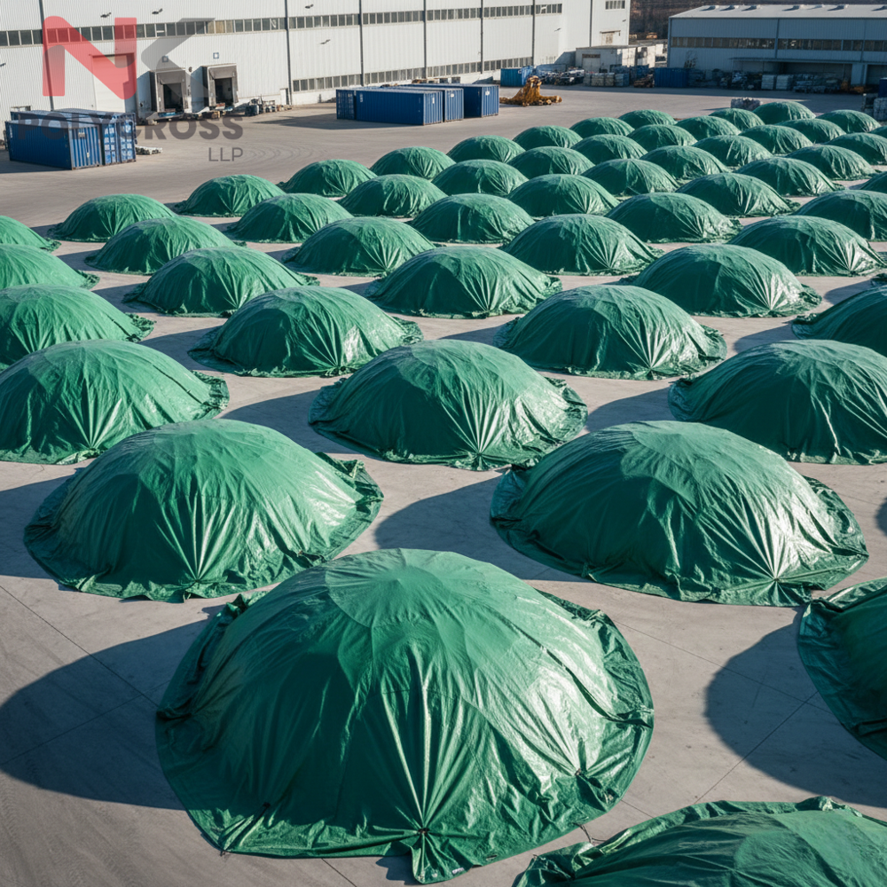Construction Debris Cover - Color: Blue