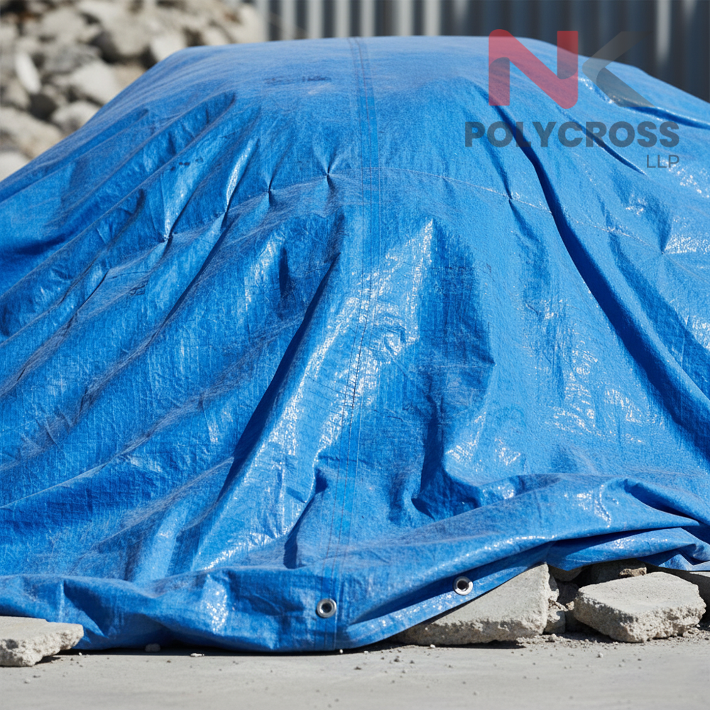 Construction Debris Cover - Color: Blue