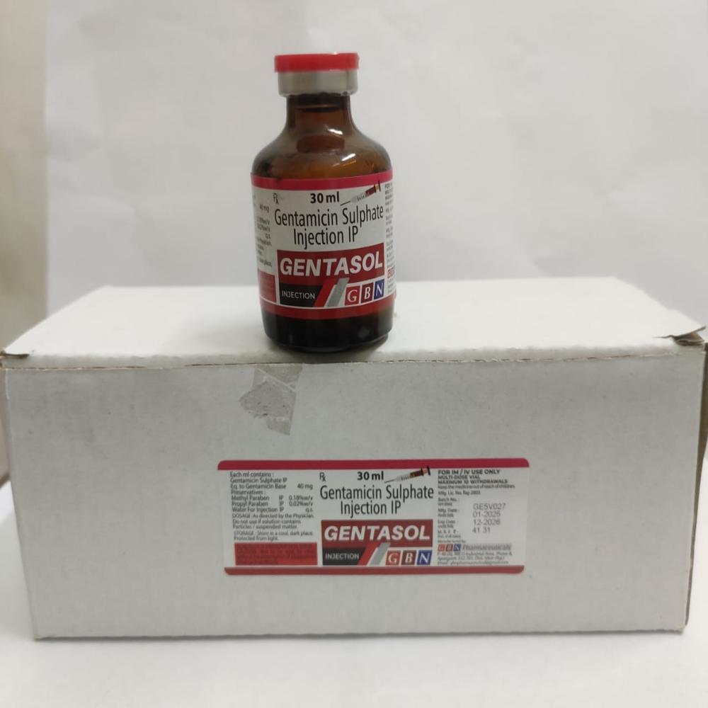 30ml Gentamicin Sulphate Injection IP